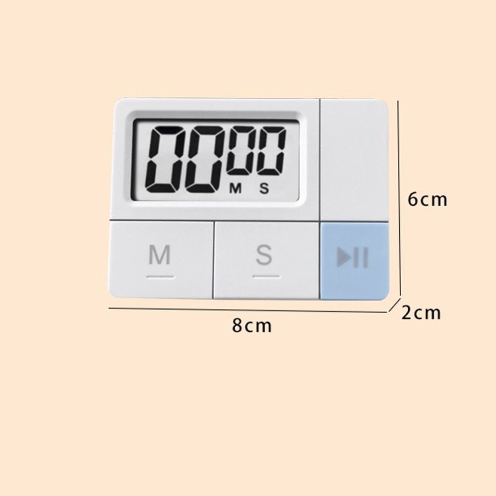 Kunststoff Küchen-Elektronik-Timer Mini Countdown-Wecker Koch-Zeitmesswerkzeug Alarmeinstellung