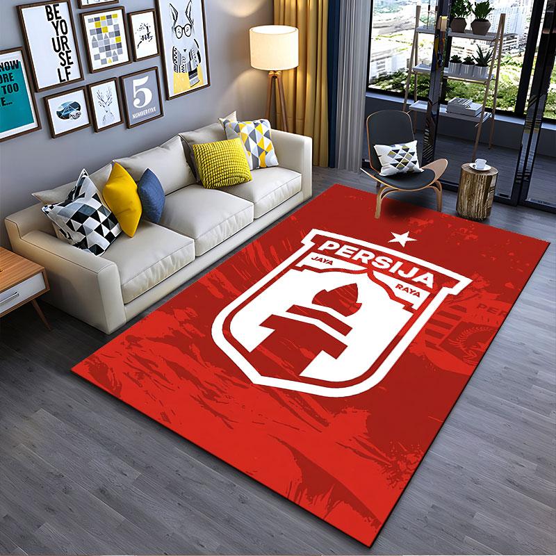 Red Persija Logo Carpet Design suitable as a non-slip mat for the living room or bedroom sofa