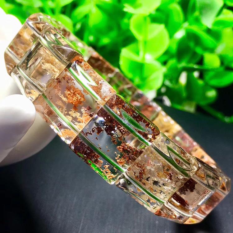 

Красочный браслет из натурального Фантома Зеленого цвета для мужчин и женщин 17.4x14x8.5 cm