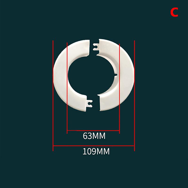 

Крышка отверстия для кондиционирования воздуха ABS, круглая настенная декоративная крышка с зарезервированным отверстием 65
