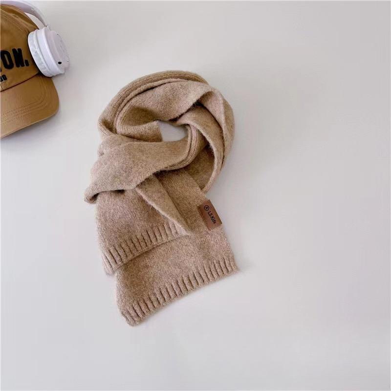Herbst Winter Wolle Baby Schal für Kinder Junge Mädchen Korean Fashion Solid Farbe Scraf Kaschmir Schal für Kinder