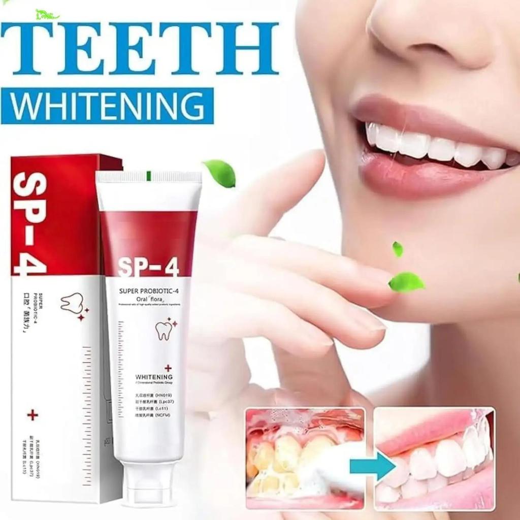 Pasta de dientes SP-7 para el cuidado de la salud bucal Pasta de dientes blanqueadora con probióticos profundos Producto para blanquear los dientes con triple efecto de aliento fresco