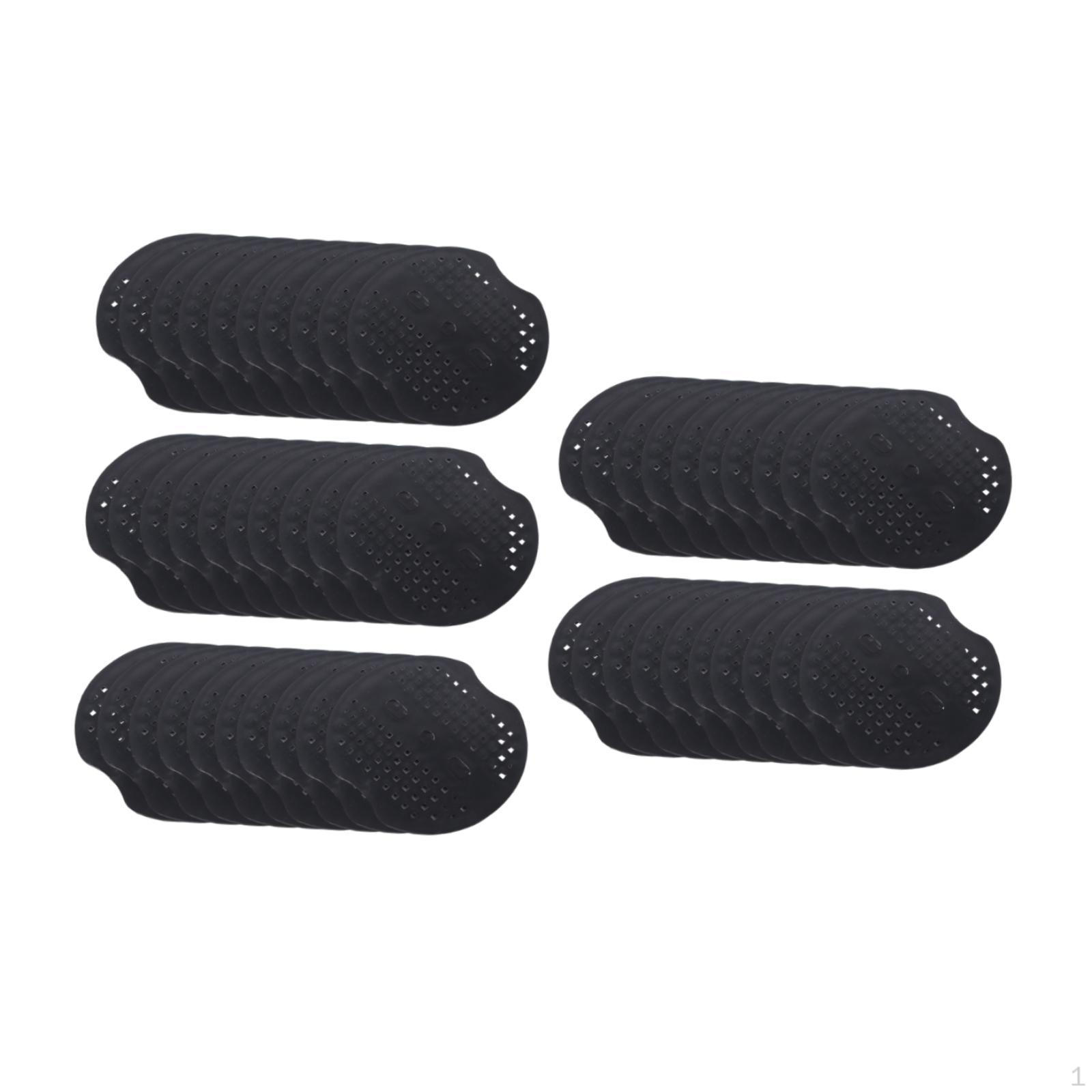 

Садовые зажимы-демпферы, Ландшафтные колышки, Уплотнители, Садовые шпильки, Фиксирующие подушки для газона, Барьер , Black 50Pcs