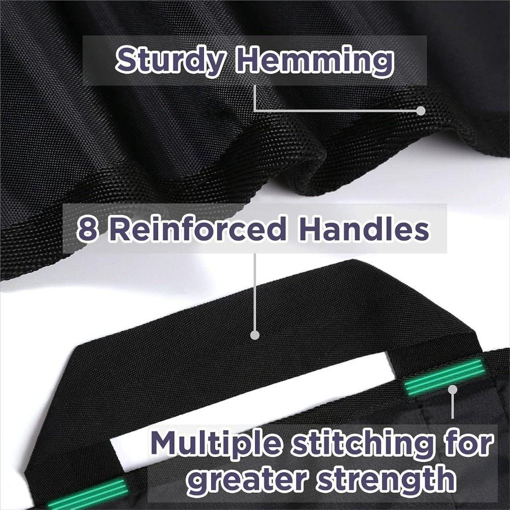 Durable Nylon Fabric Flip Over Care Pad Reinforced Handles Patient Transfer Sheet  Elderly Nursing