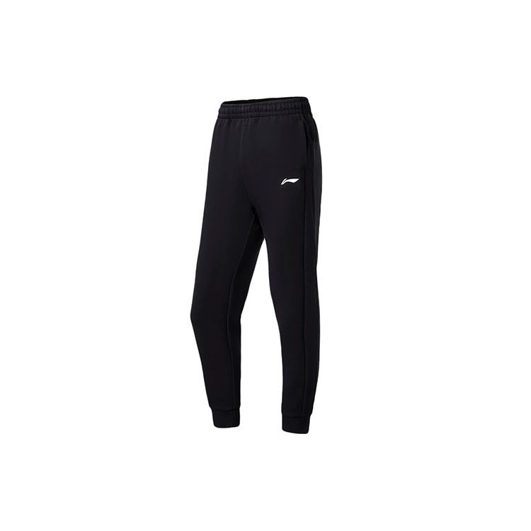 

Спортивные брюки Li Ning Fitness Series из хлопковой смеси с манжетами, женские, черные AKLS030-2 XL