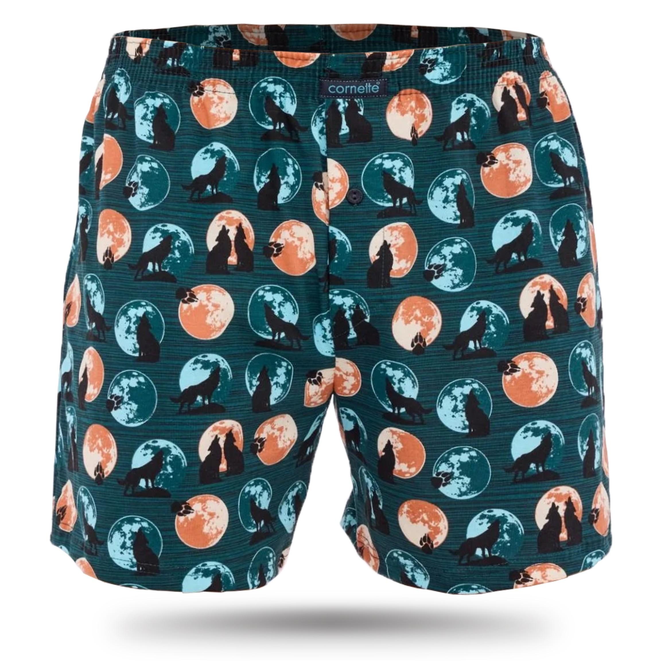 CORNETTE Mens Boxer Shorts CLASSIC 001/159 Cotton WILKI M verde