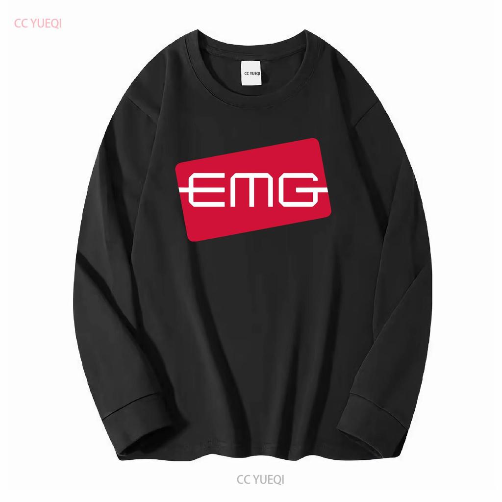 EMG Pickups Guitars Logo Mens Black T Shirt Size S to 3XL vintage Washed homme Stylish Soft Slightly graphic Stretched Unisex