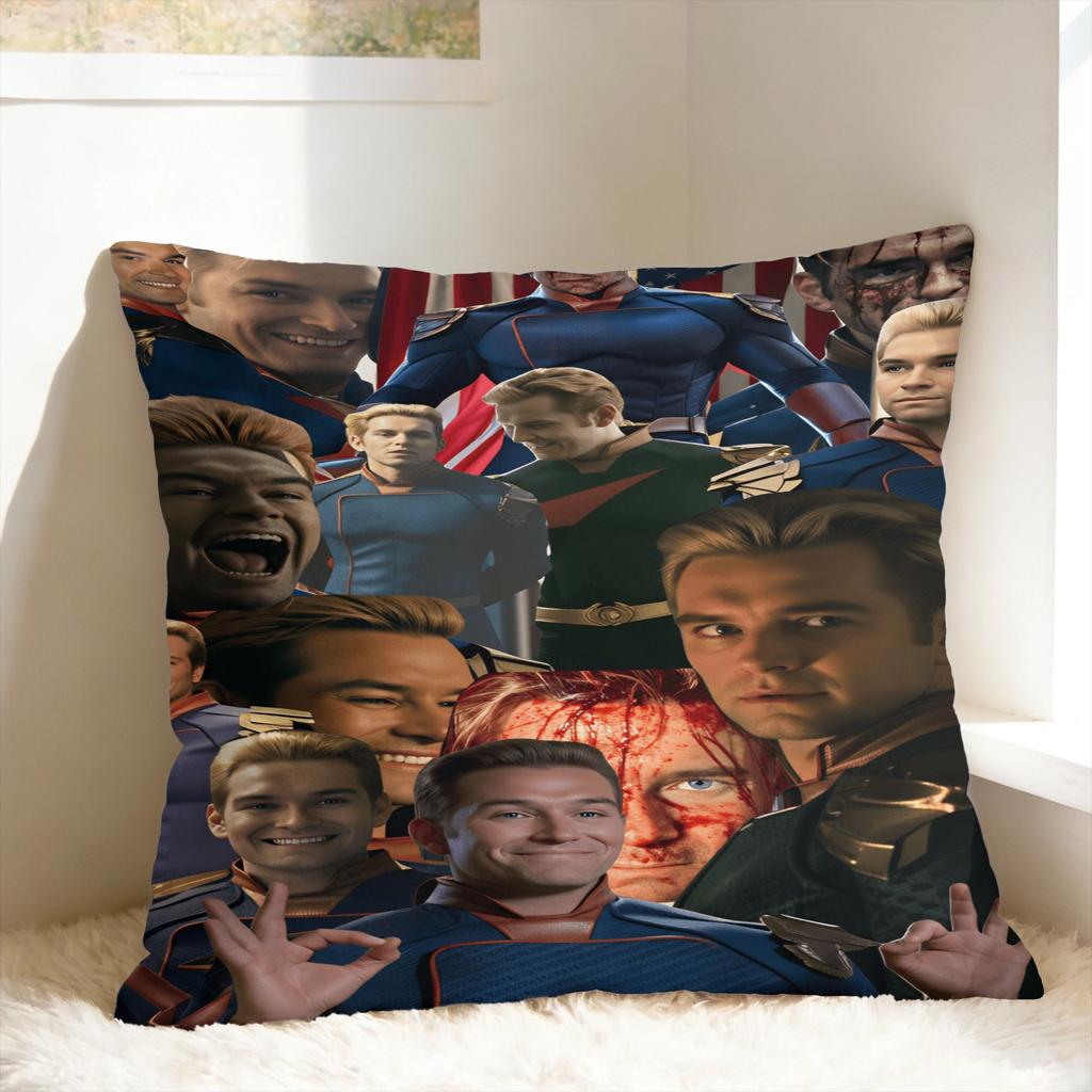 Homelander Pillow Cover The Boys Tv Comfy Cushion Cover Fashion Pillow Case For Living Room Sofa