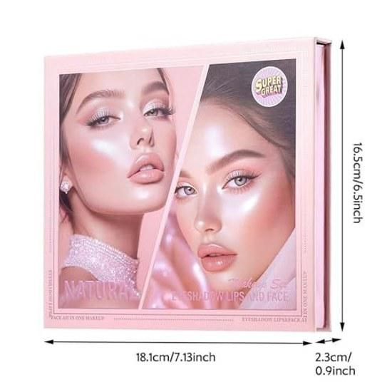 Eyeshadow Palette Makeup 24 Color North Meiji Cosmetic - Women Girls Teens Halloween Party Travel Everyday Use