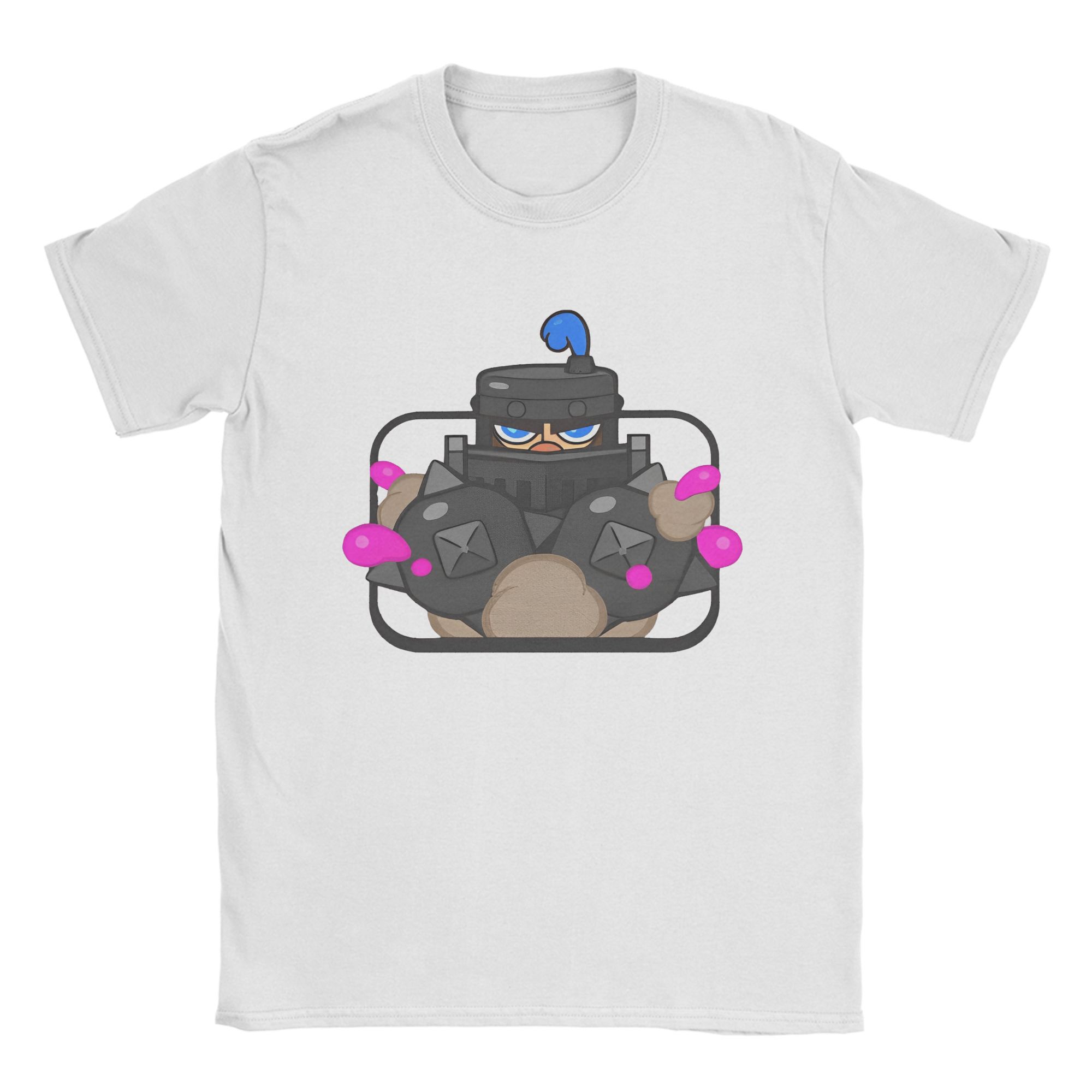 

Модная футболка R-Royales King of Clash П.Е.К.К.А. Хлопковые футболки для мужчин Харадзюку Повседневная футболка С коротким рукавом Забавный топ Т... S разноцветный