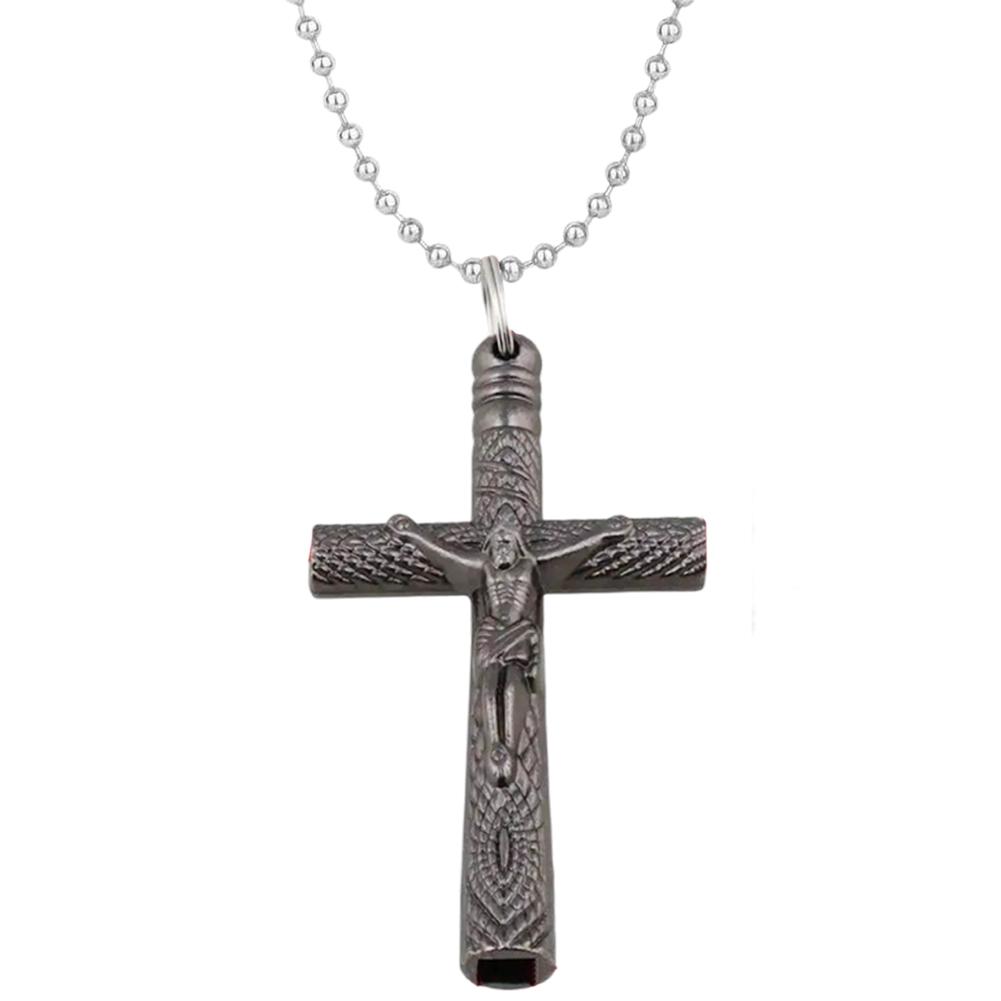 Cross Drum Key Chain Tuning Wrench Accessories Drum Key Wrench Necklace Alloy Drum Tuner Necklace for Tuning Drums Tools чёрный