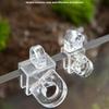 Aquarium Water Inlet Outlet Pipe Fixing Clip Fixture Clamp Fish Tank Feeding Hose Clamps Water Hose Holder Aquarium Accessories