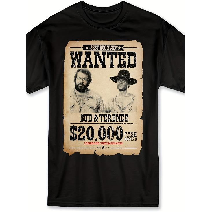 Herren Terence & Bud $20.000 Autokauf Lustiges Grafik-T-Shirt - Schwarzes Lässiges Rundhals-Shirt mit Terence Hill und Bud Spen Grafikdesign. Perfekt 2XL schwarz