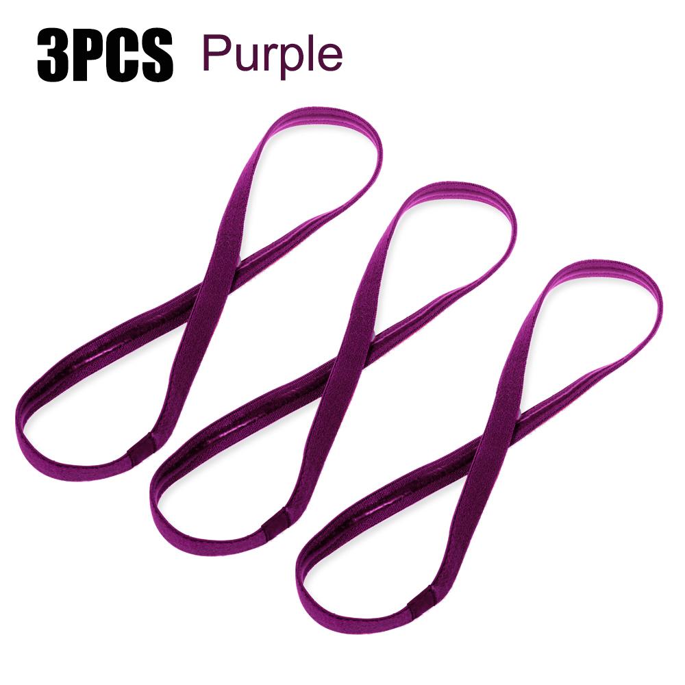 12 Pcs Thin Elastic Headbands Non Slip Sport Sweatbands for Running Soccer Basketball Cycling Workouts Gym Tennis Hiking Volleyb