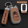 Zinc Alloy Car Key Case Cover Citroen C4 C5 C3 C1 C2 C6 C8 Picasso Berlingo VTS Xsara C-Crosser C-Elysee Jump KeyChain Metal Key