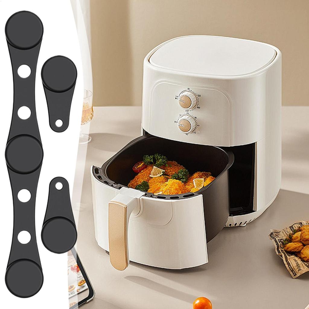 Magnetic Air Fryer Liner Fixing Magnets High-Temperature Resistant Silicone Parchment Paper Holder Airfryer Fixing Accessories
