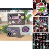 50pcs Waterproof Stickers With Doors Roblox Figure Perfect For Scrapbooking And Personalization