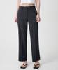 MUSINSA STANDARD WOMAN [Cooltandard] Women'S Straight Hidden Banding Slacks [Gray]