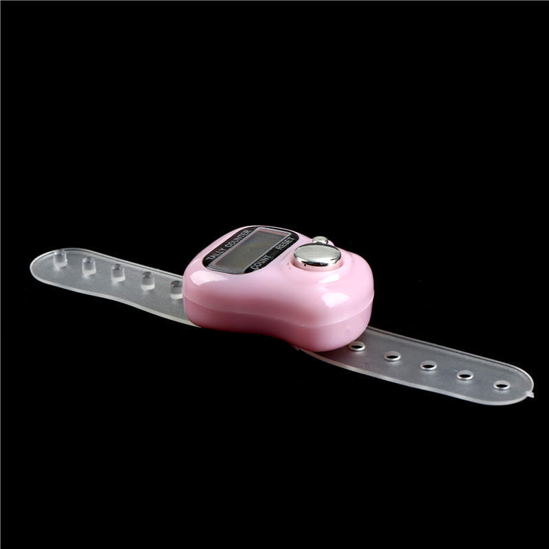 1Pc Stitch Marker And Row Finger Counter Lcd Electronic Digital Tally Counter