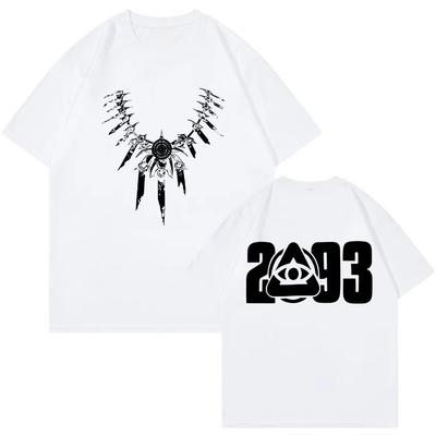 Rapper Yeat 2093 Gothic Tshirt Mens and Women Fashion High Quality Casual Cotton Short Sleeve Summer Y2K Punk T Shirt Streetwear