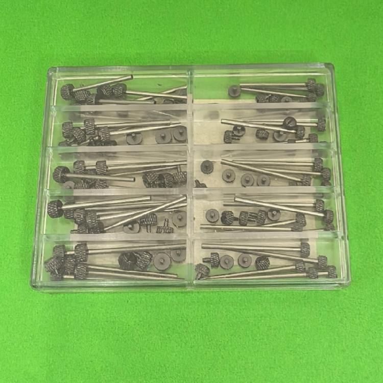 50 Stück Robuste Stahlfederstangen-Set 4,0 mm 5,0 mm Strukturierte Oberflächen für Schmuckreparatur