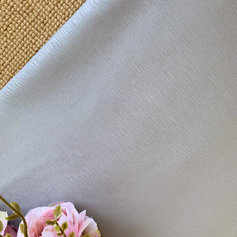Solid Color Jacquard Fabric in Silver, Dark Blue, and Beige - 0.4m Wide for DIY Napkins and Hanfu Accessories