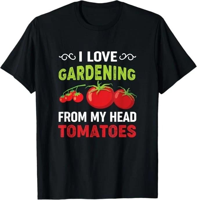 Unisex Adult Funny Graphic Fny Gardening I Love Tomatoes P Gardener... XL