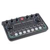 Live Sound Card Multi Functional Light Control Voice Changer Sound Mixer Board for Live Streaming Podcast