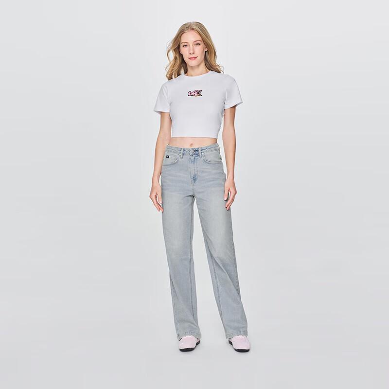 Lee 428 Women's High-Waist Straight-Leg Jeans