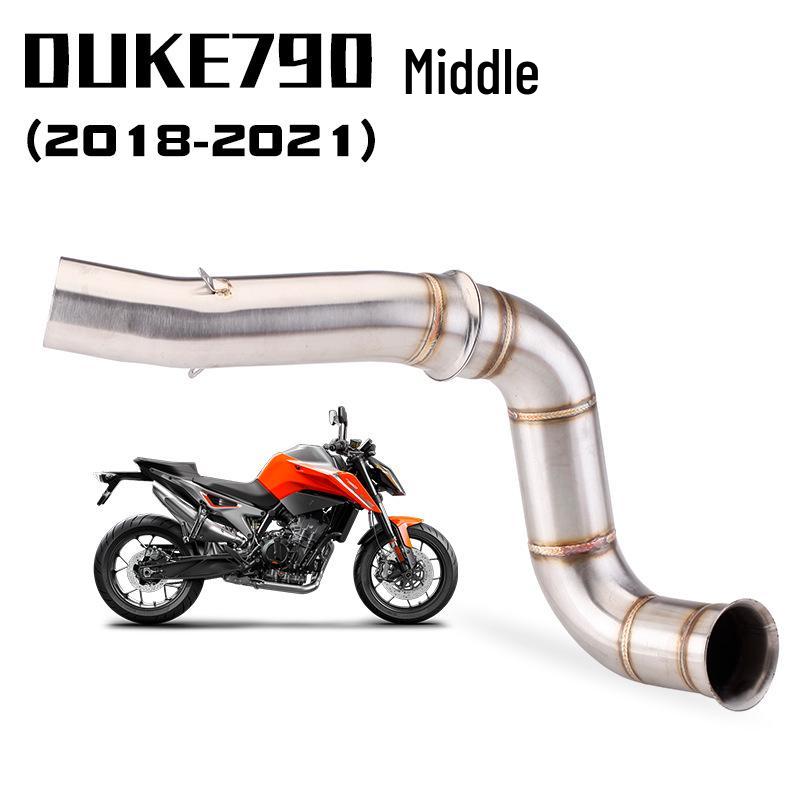DUKE790 Titanium Exhaust Front Section: Non-Destructive AR Tail Upgrade.