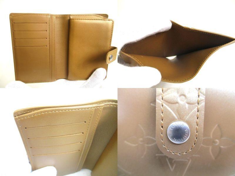 Authentic LOUIS VUITTON Monogram Mat Brown Leather Bifold Wallet Viennois #a262  Refurbished