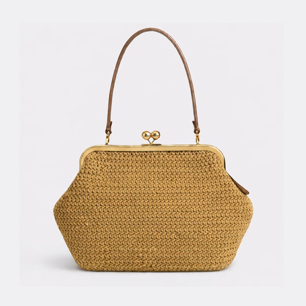 Borsa da sera irregolare di lusso Marca Design a conchiglia Raffinata borsa a tracolla da donna Grande capacità Borsa a mano clutch con fibbia tinta unita