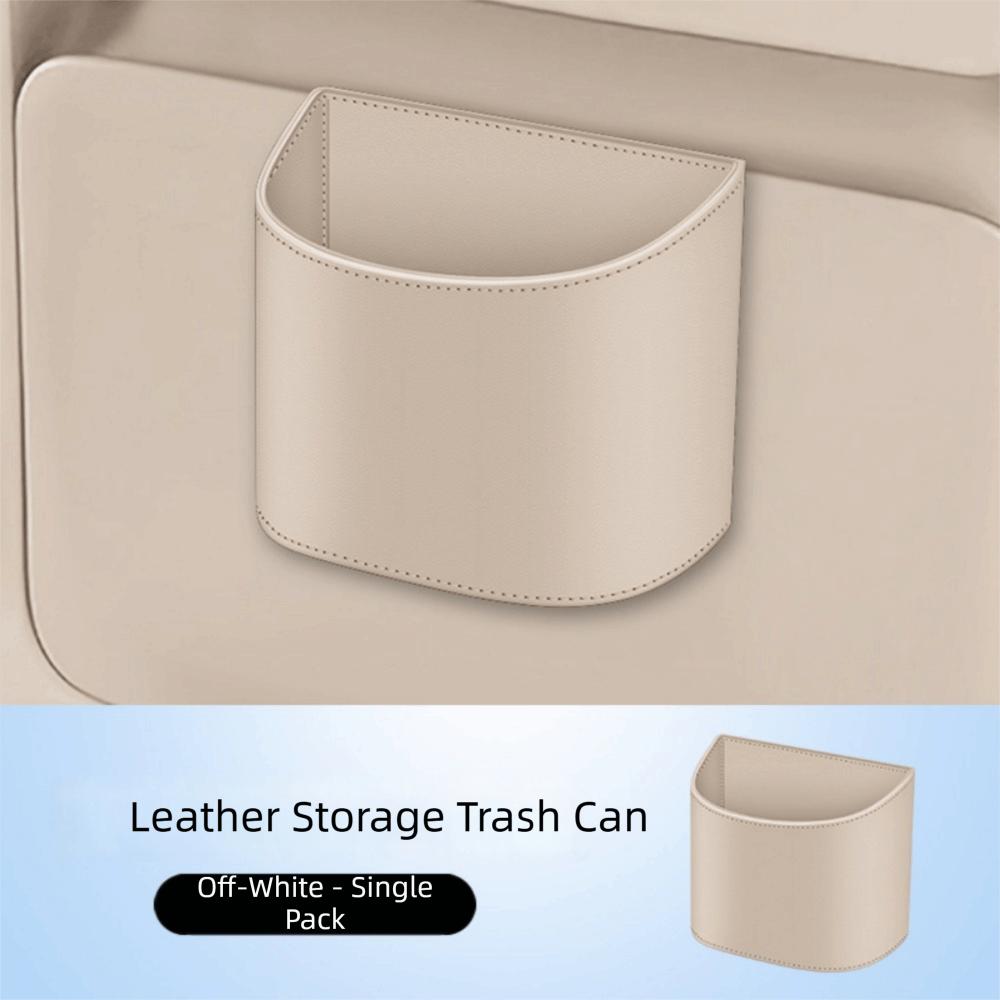 Hanging Rear Seat Garbage Bin Compact Car Door Trash Can Portable Car Trash Can  Storage Box
