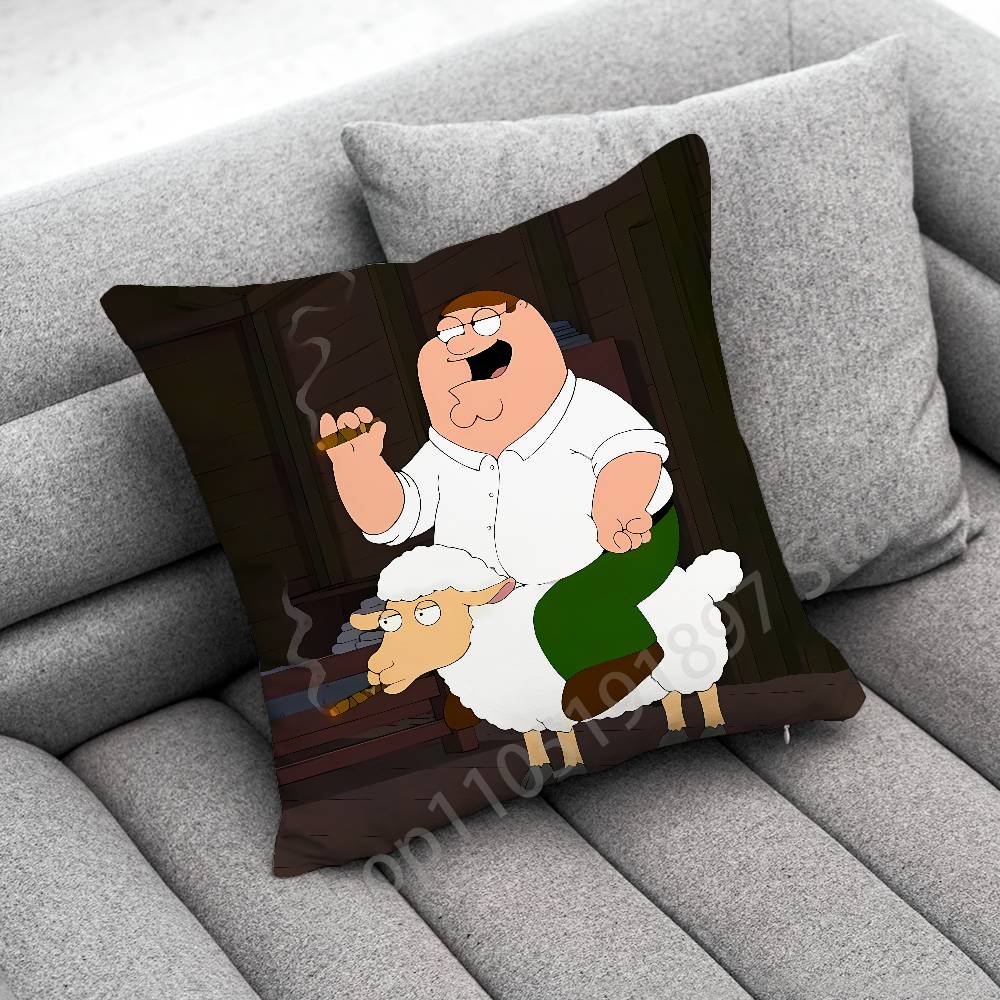 F-Family Funny Guy Throw Pillow Case For 30X30Cm 40X40Cm 45X45Cm 50X50Cm 55X55Cm Square Sofa Pillowcase Shell