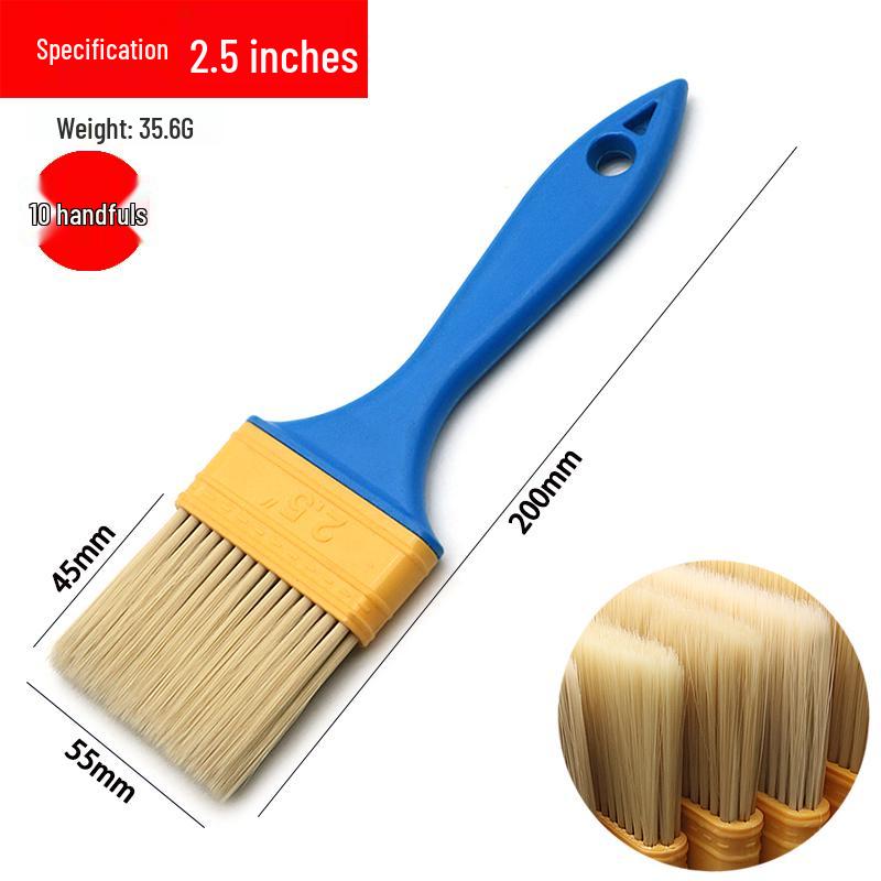 Industriële Nylon Lange Borstel Set - Duurzaam Schoonmaak- en Stofverwijderingsgereedschap met Niet-Afstotende Harde Borstelharen