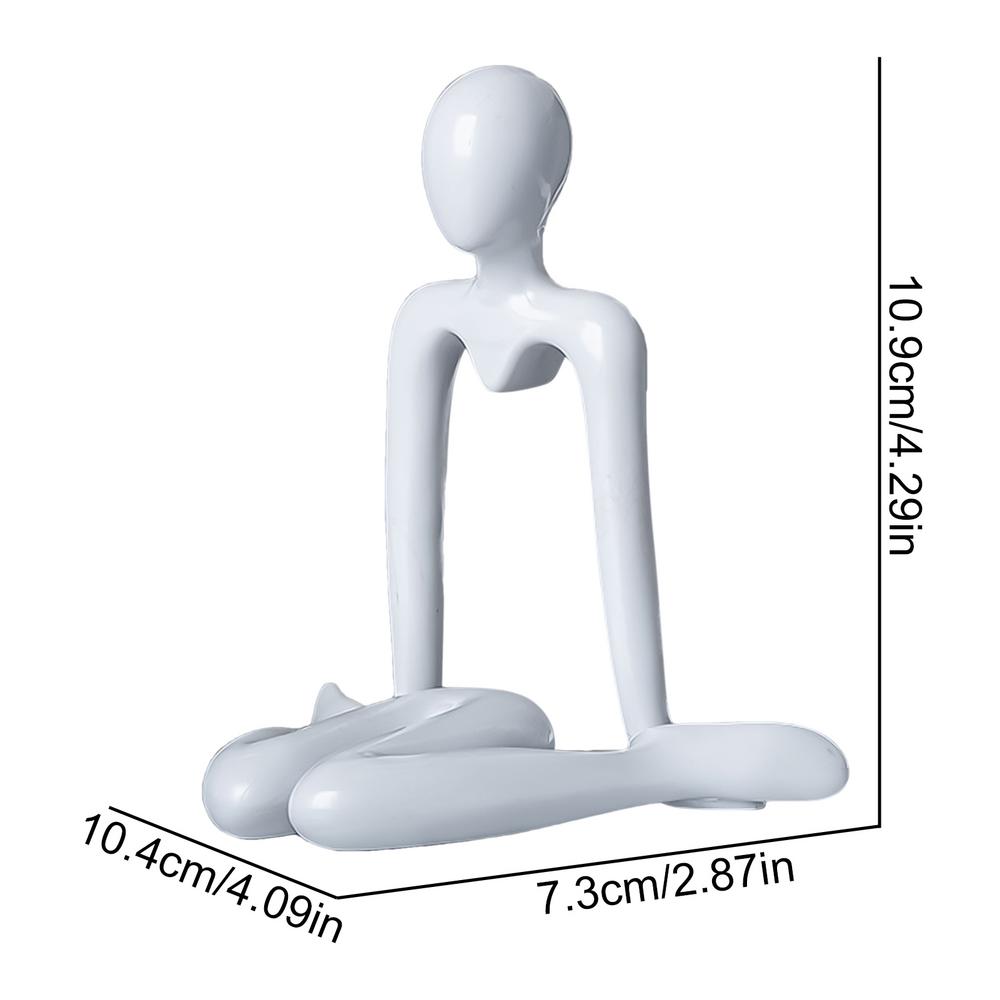 Thinker Abstract Statues Sculptures Figurine Living Room Home Decor Desk Ornaments