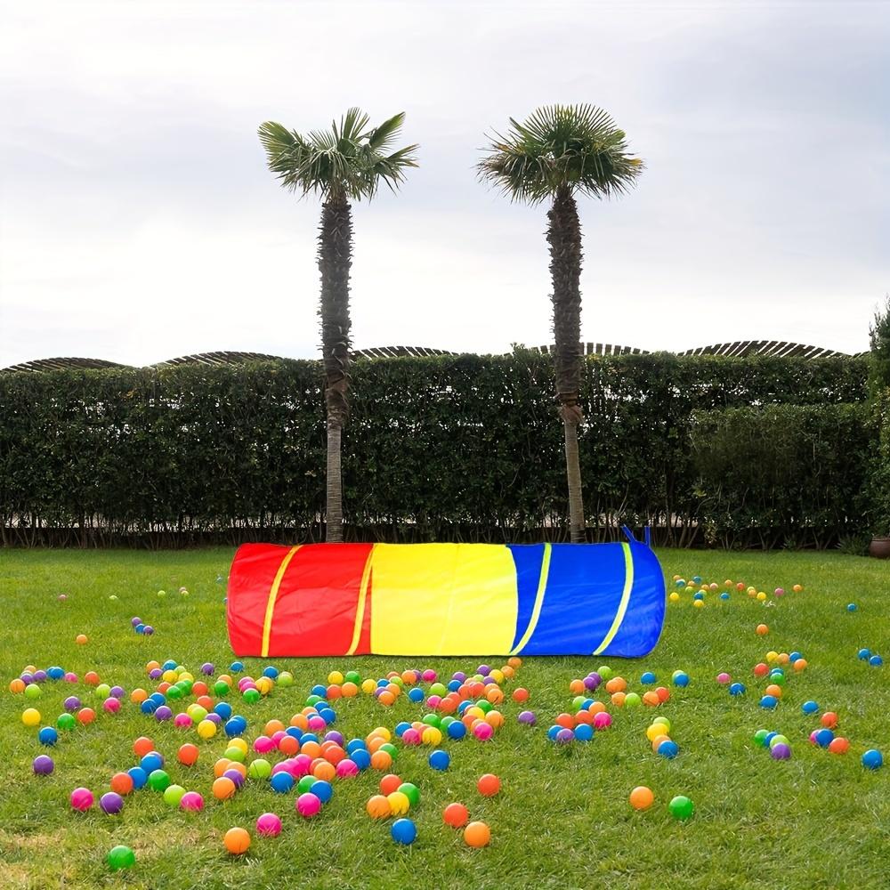 Sunshine Rainbow Children's Crawling Tunnel Tube Children's Channel Kindergarten Sensory Training Equipment Drilling Hole Toy Four