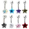 Niche Star Belly Piercing Belly Button Rings Navel Piercing Belly Ring Jewelry