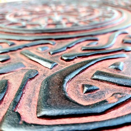 60.96 Cm Viking Vegvisir Carved Shield Compass Designer Shield Wooden Engraved Shield Best Gift