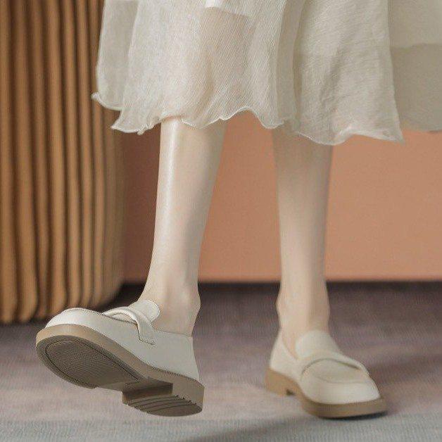 Autumn breathable soft leather single shoes women's comfortable loafers 2025 new jk small leather shoes fashionable versatile soft-soled women's shoes