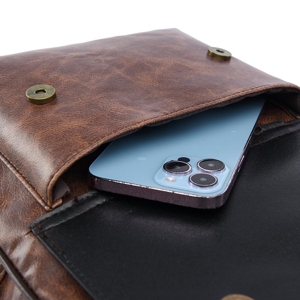 Retro Women's Backpack PU Large Capacity Backpack