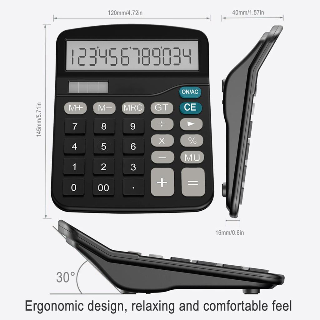 (Nikita) Calculator Standard Function Desktop Calculator Black