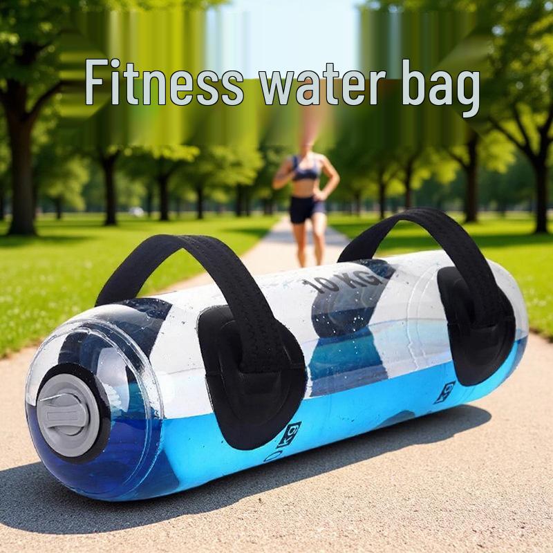 Verstellbarer, mit Wasser gefüllter PVC-Fitnesssack für morgendliche Übungen und Kniebeugen