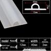 D-Shaped Silicone Sealing Strip: High-Temperature, Water-Retaining, Self-Adhesive, Anti-Collision, Shock-Absorbing for Doors & Windows