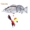 14CM/53G Electric Multi-Jointed Fishing Lure with Float USB Rechargeable LED Luminous Swimbait Robotic Artificial Bait Fishing Accessories