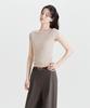 MIXXO Boat Neck Cap Sleeve T-Shirt Re Hwf778A_Miwhwf78Qa