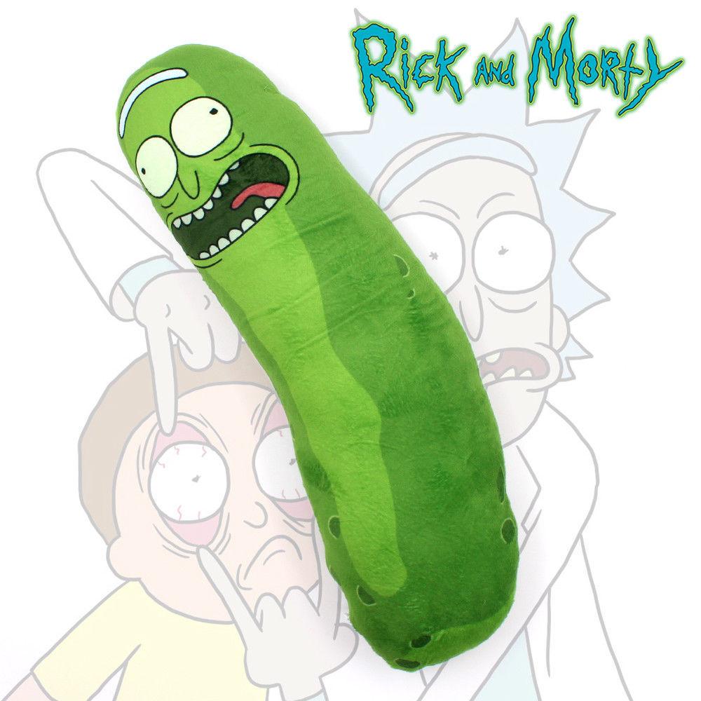 Rick And Morty Gurka Gosedjur Med PP-Bomull För Barnpresent Och Samlarobjekt