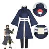 Naruto Akatsuki Obito Cosplay Kostüm, Tobi Geheimnisvoller Maskenmann Vollständiges Akatsuki Roben Outfit