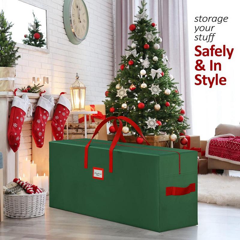 Christmas Tree Storage Bag Heavy Duty Christmas Tree Container Xmas Storage Container Large Size Tree Bag for Home Xmas Tree