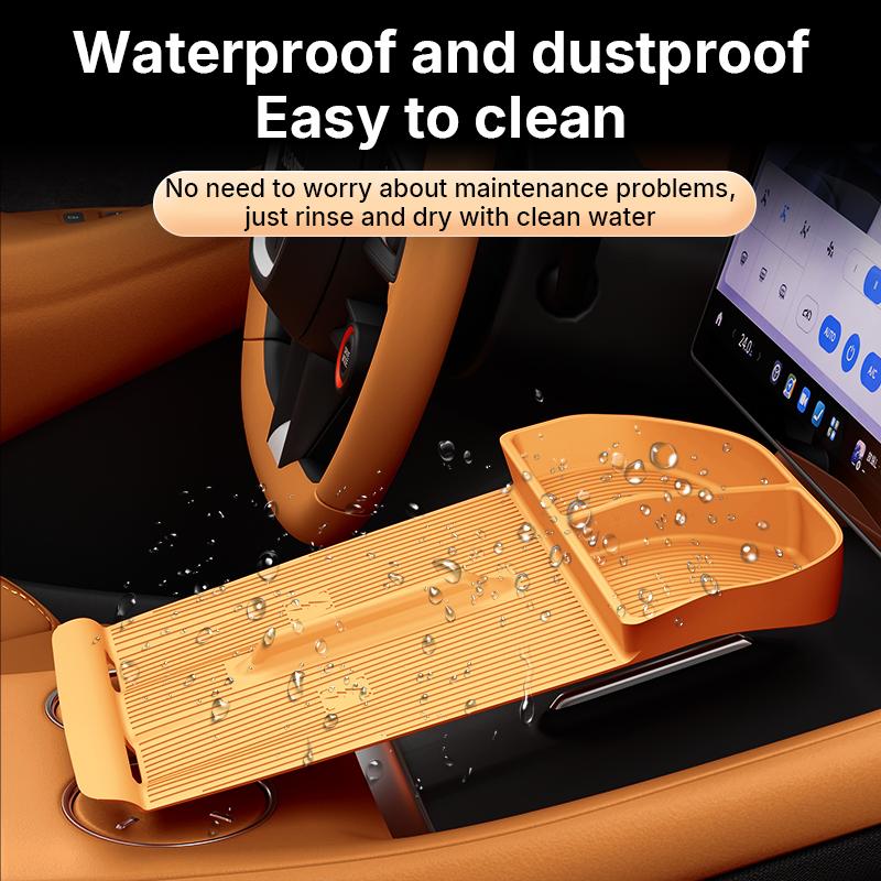 Custom Silicone Wireless Charging Protective Cover ForXiaomi Yu7 2025 2026 Center Console Wireless Charging Car Interior